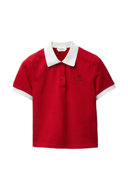  Versace Polo Bordado - Rojo 