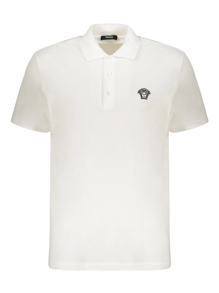 Versace Polo De Algodón - Blanco 