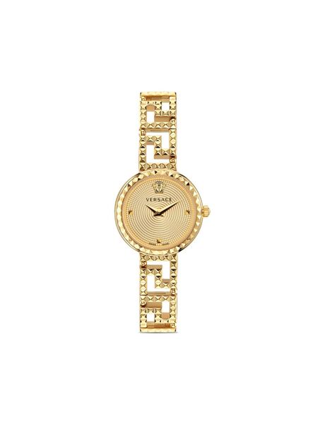  Versace Reloj Greca Labyrinth De 28 Mm - Dorado 