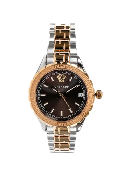  Versace Reloj Greca Logo De 35 Mm - Marrón 
