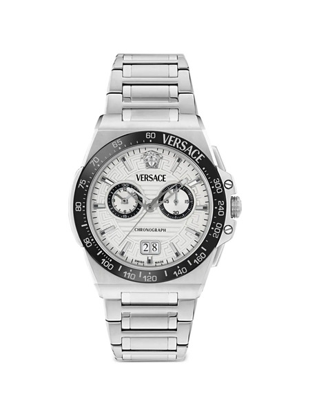  Versace Reloj Greca Reaction De 43 Mm - Blanco 