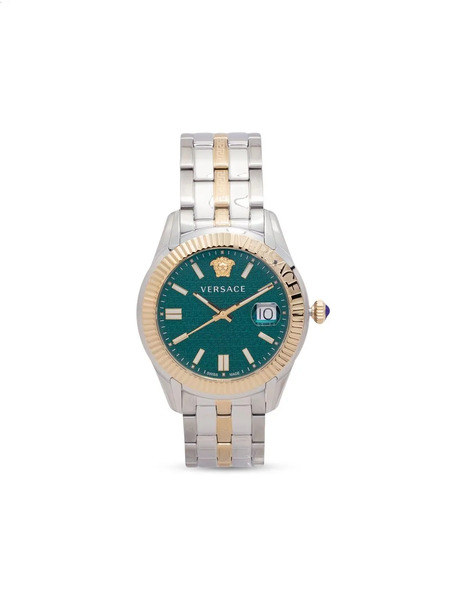  Versace Reloj Greca Time De 40mm - Plateado 