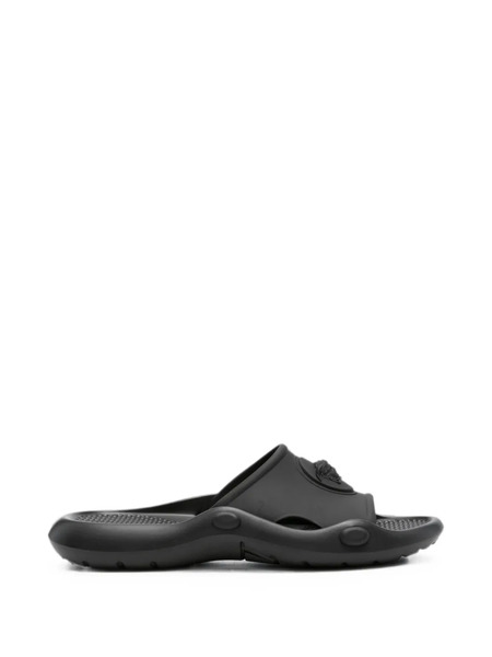  Versace Sandalias Con Placa Medusa - Negro 