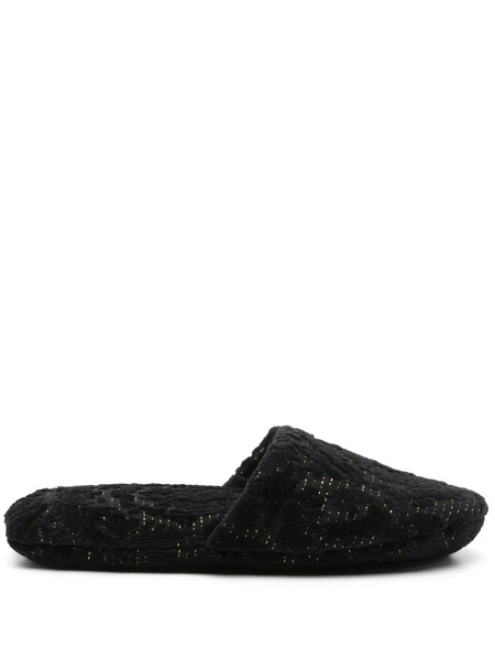  Versace Slippers Barocco - Negro 