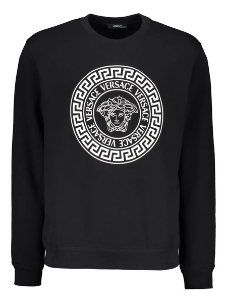  Versace Sudadera De Algodón - Negro 