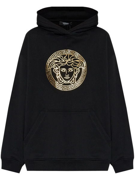  Versace Sudadera Medusa Con Capucha - Negro 