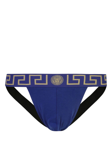  Versace Suspensorio Greca Border - Azul 