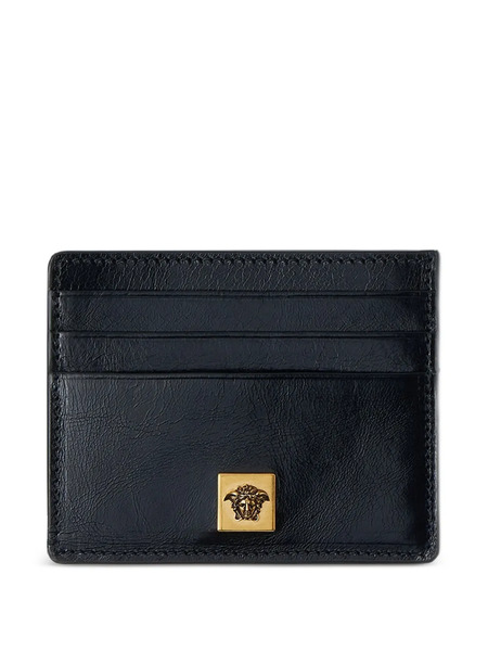  Versace Tarjetero Con Placa Medusa - Negro 