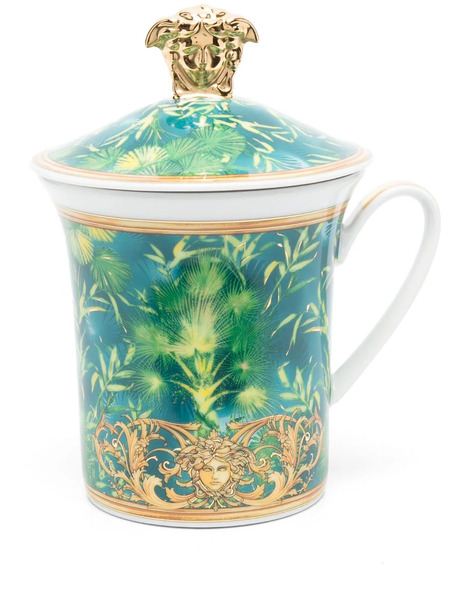  Versace Taza Jungle Animalier - Azul 
