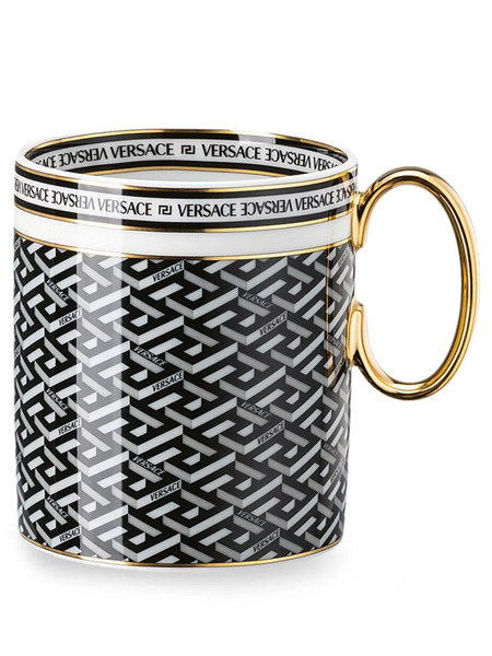  Versace Taza La Greca Signature - Negro 