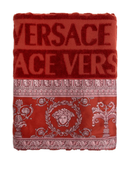  Versace Toalla De Baño Medusa Con Logo - Rojo 