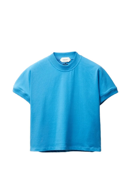  Versace Top De Manga Corta - Azul 