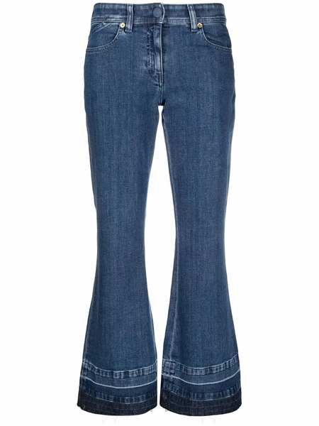  Versace Vaquero Capri Con Parche Del Logo - Azul 