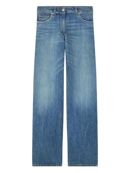  Versace Vaqueros De Algodón - Azul 