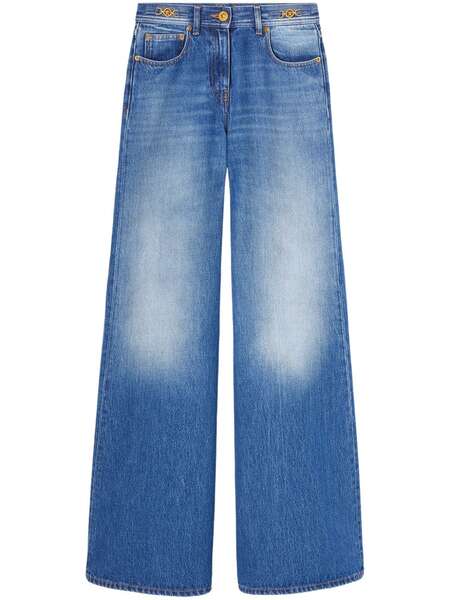  Versace Vaqueros Medusa 95 Acampanados - Azul 