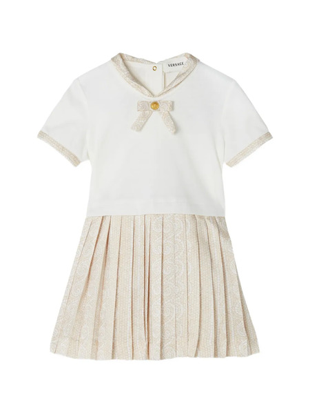  Versace Vestido Estampado - Blanco 