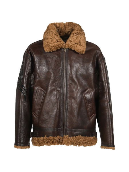  Vetements Chaqueta Con Ribete De Pelo - Marrón 