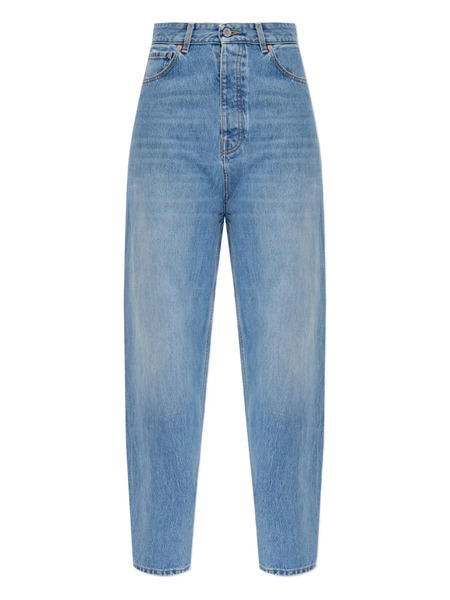  Vetements Vaqueros Con Diseño Patchwork - Azul 