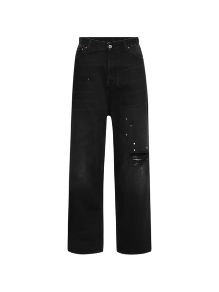 Vetements Vaqueros Rasgados - Negro 