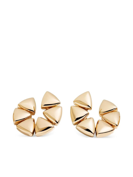  Vhernier Pendientes Triangular Elements En Oro Rosa De 18 Ct 