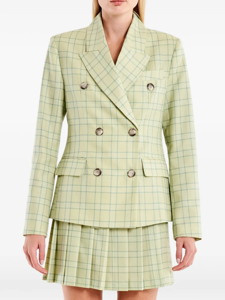  Vicolo Blazer Con Doble Botonadura - Verde 