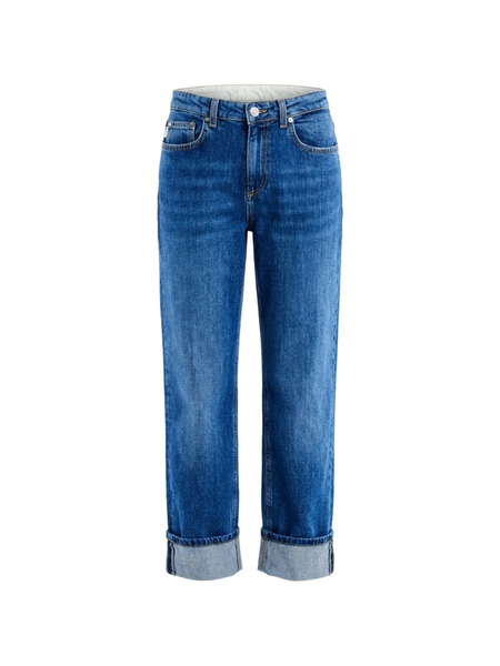  Vicolo Vaqueros Maggie Con Dobladillo Vuelto - Azul 