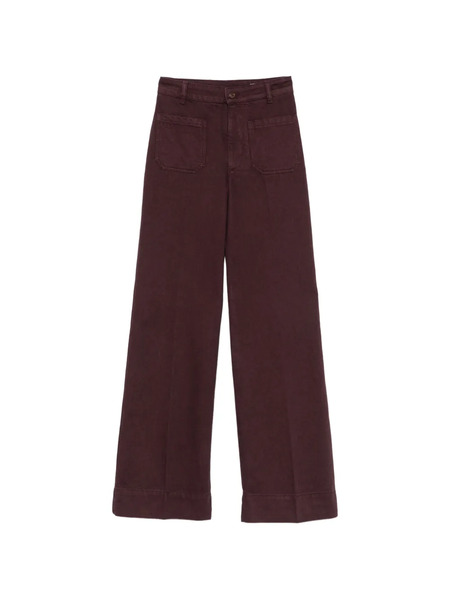  Victoria Beckham Vaqueros Anchos Alina - Morado 