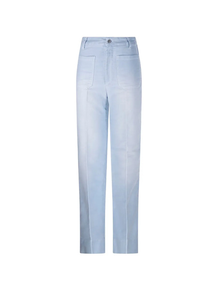  Victoria Beckham Vaqueros Con Bolsillos De Parches - Azul 
