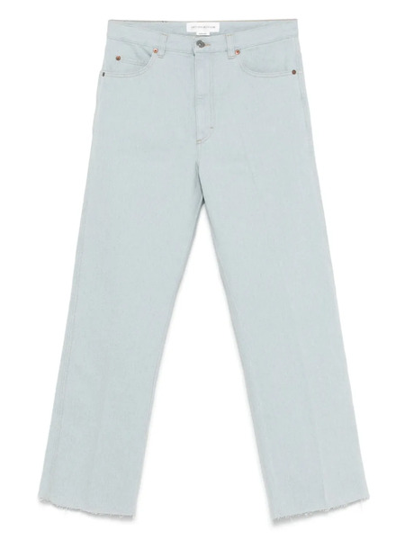  Victoria Beckham Vaqueros Con Parche Del Logo - Azul 