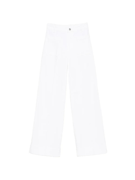  Victoria Beckham Vaqueros Con Trabillas - Blanco 