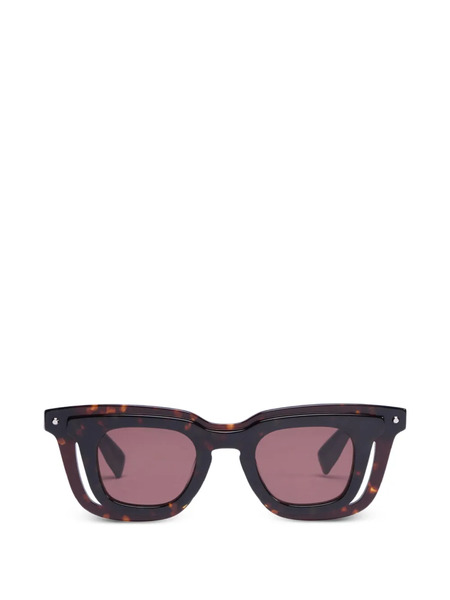  Viktor & Rolf Gafas De Sol Con Montura Rectangular - Marrón 