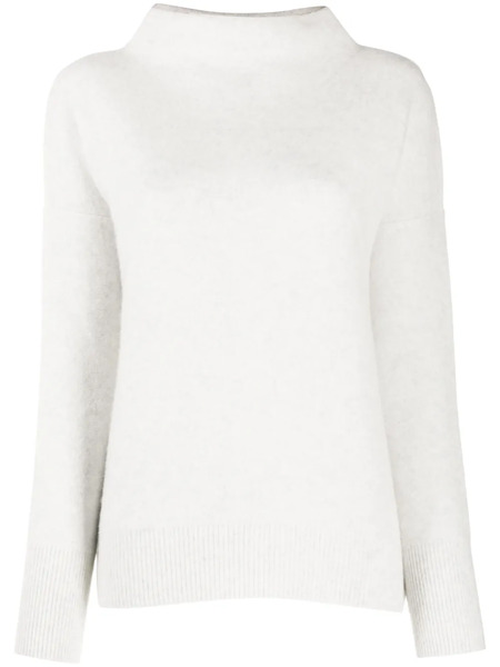  Vince Jersey Con Cuello Falso - Gris 