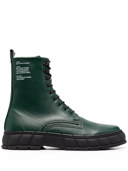  Virón Botines Con Logo Estampado - Verde 