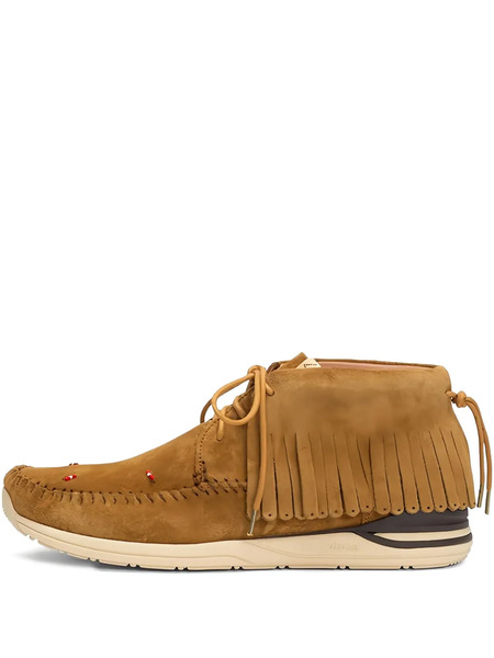  Visvim Botas Con Flecos Y Cuentas - Marrón 