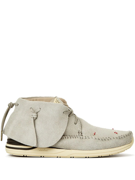  Visvim Botines Con Cierre Con Cordón - Gris 