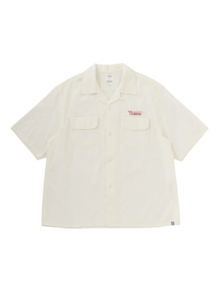  Visvim Camisa Con Logo Bordado - Blanco 