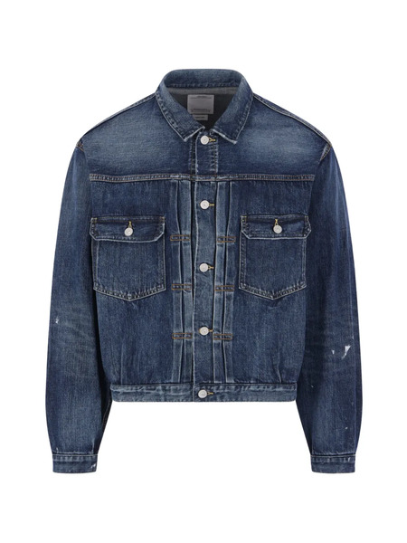  Visvim Chaqueta Vaquera Con Botones - Azul 