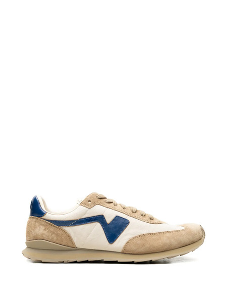  Visvim Fkt Runner Panelled Suede-trim Sneakers - Gris 