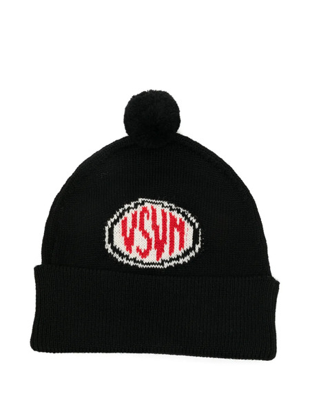  Visvim Gorro Con Logo En Intarsia - Negro 