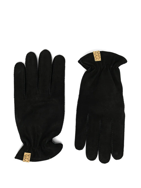  Visvim Guantes De Piel Estilo Pull-on - Negro 