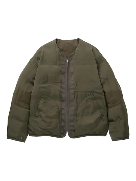  Visvim Plumífero De Lana Con Cremallera - Verde 