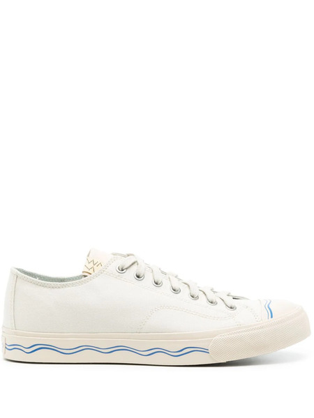  Visvim Zapatillas Con Ondas Estampadas - Blanco 