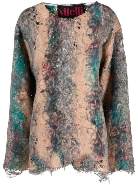  Vitelli Jersey Doomboh® Con Efecto Envejecido - Neutro 