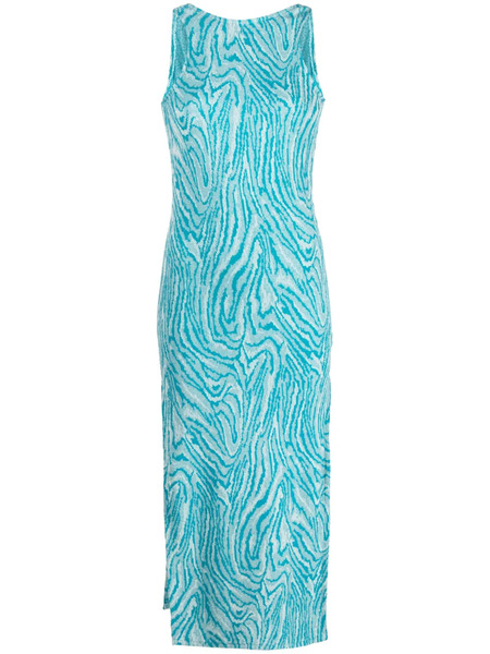  Vitelli Vestido Midi Sin Mangas - Azul 