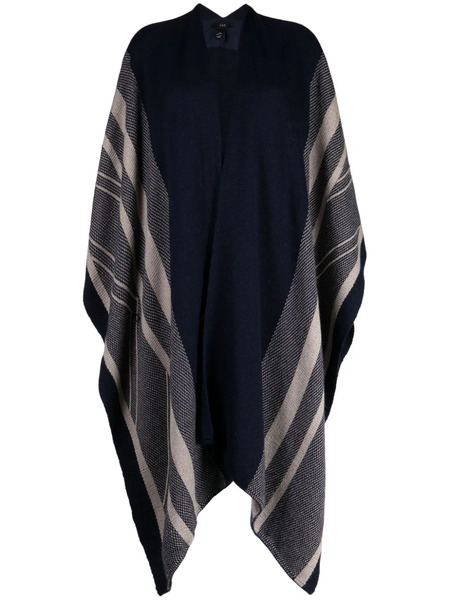  Voz Poncho A Rayas - Azul 