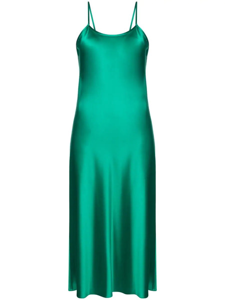  Voz Slip Dress De Seda - Verde 