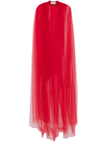  V:pm Atelier Capa Wanda De Tul - Rojo 