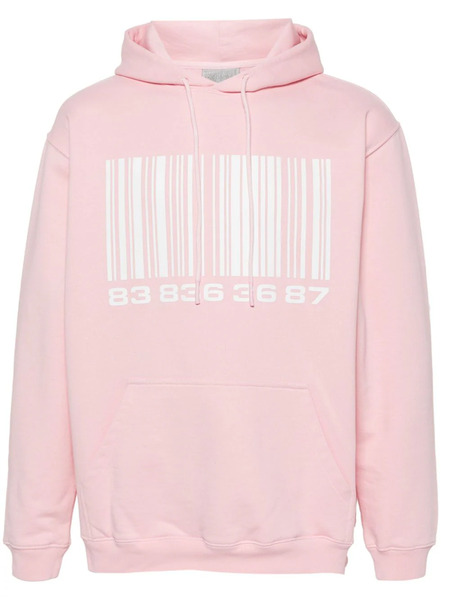  Vtmnts Sudadera Big-barcode Con Capucha - Rosa 