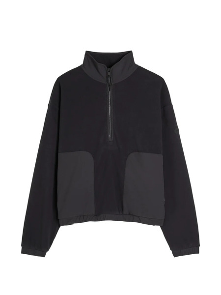  Vuori Sudadera Texturizada A Paneles - Negro 