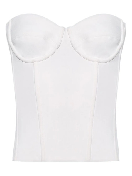  Wardrobe.nyc Bustier Matte - Blanco 